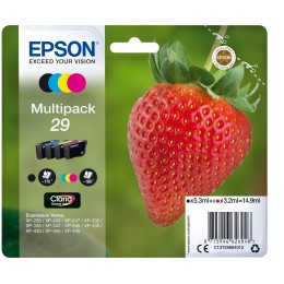 ÷ Tinta original epson t2986 multipack 4 colores c13t29864022 - con alarma