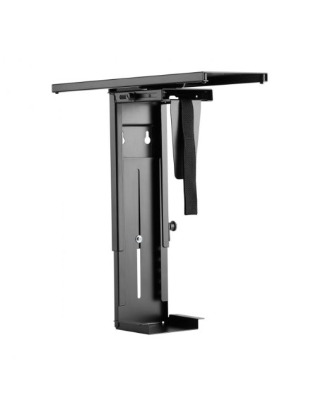 ÷ Soporte cpu equip 650892 para instalacion bajo mesa giratorio 360? acero color negro max. 10kgs