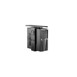 ÷ Soporte cpu equip 650892 para instalacion bajo mesa giratorio 360? acero color negro max. 10kgs