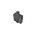 ÷ Soporte cpu equip 650892 para instalacion bajo mesa giratorio 360? acero color negro max. 10kgs
