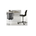 ÷ Soporte cpu equip 650892 para instalacion bajo mesa giratorio 360? acero color negro max. 10kgs