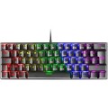 ÷ Teclado mecanico ultra compacto mars gaming mk60 italiano black switch marron pr de 100hz