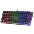 ÷ Teclado mecanico ultra compacto mars gaming mk60 italiano black switch marron pr de 100hz