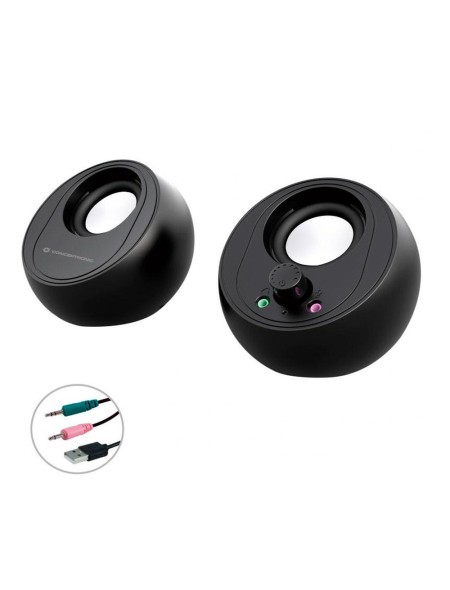 ÷ Altavoces 2.0 bluetooth conceptronic bjorn01b 10w color negro jack 3.5