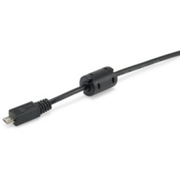 ÷ Cable usb 2.0 equip tipo a - micro usb b 1.8m con ferrita 128551